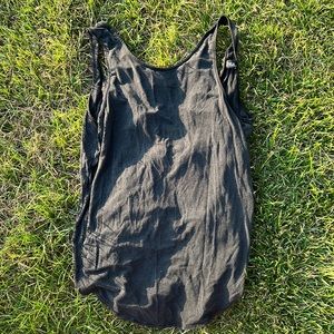 Zyia open twist-back flouncy tank